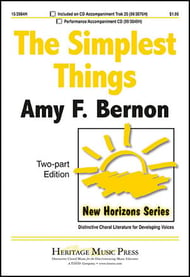 The Simplest Things Two-Part choral sheet music cover Thumbnail